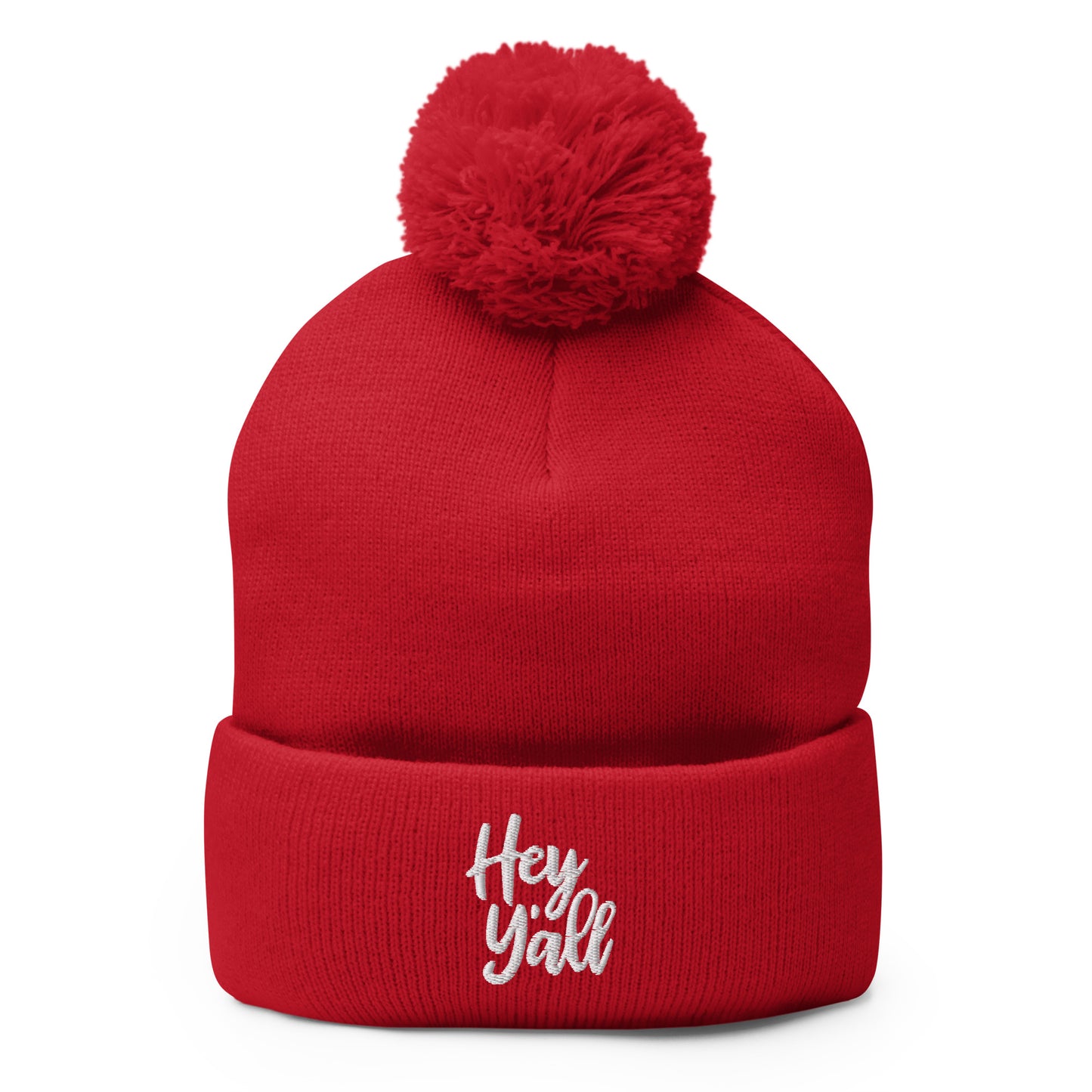 Hey Y'all Pom-Pom Beanie