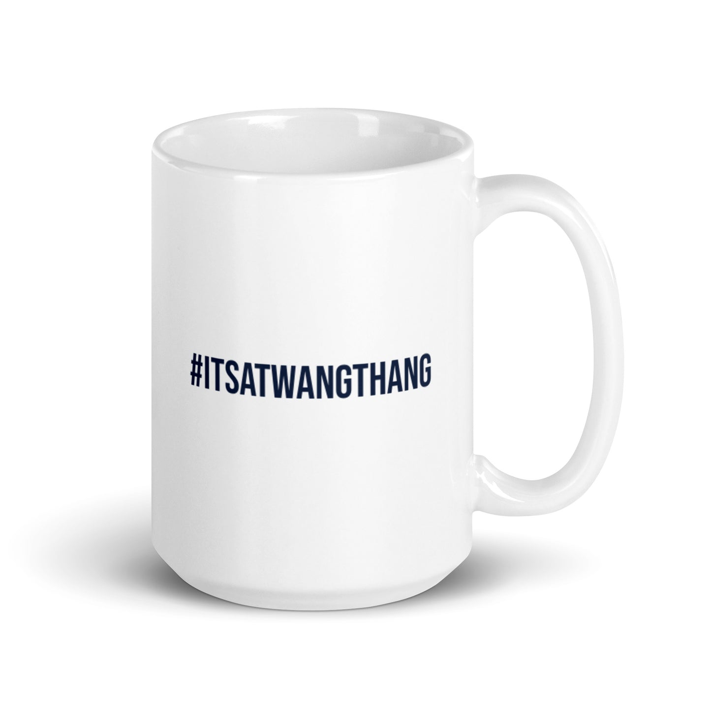 Mind Ya Biscuits White glossy mug